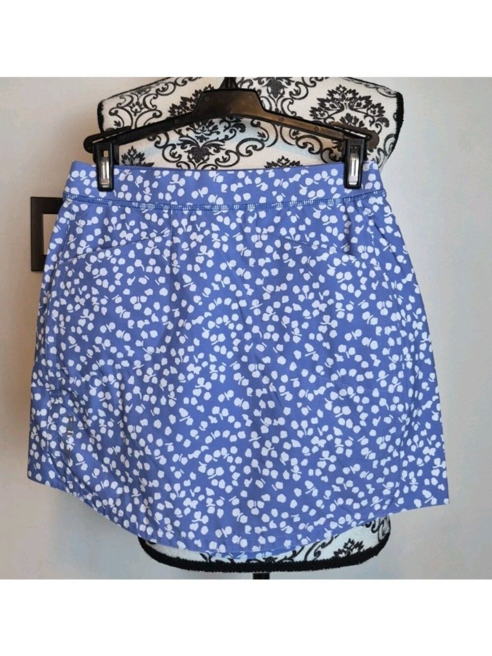 RLX Ralph Lauren Womens Golf Skort XXS NWT Blue Floral Concept 1 MSRP $148